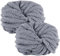 MeYuxg 2 Gomitoli di Lana Spessi da 250 Grammi, di Ciniglia Super Morbida, per Coperte All'uncinetto, per Animali Domestici, Coperte, Cuscini Decorativi, Braccioli, Lana, Colore Grigio