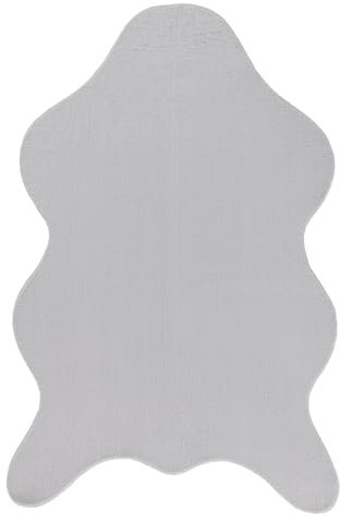 Koza Home Dekofell Teppich aus Tierfell 60x90 cm | Lammfell Teppich Weich und Flauschig Fell für Stühle | Deko Fell Fellteppich