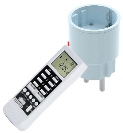 DIW-Funk Set PD-580: 1 Funkstecker DIR-2300 + Funk-Handsender mit Timer DTZ-505 Timer 10 Wochenprogramme Zufallsmodus Temperatur-Steuerung Countdown Timer 16 Kanäle