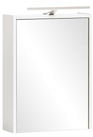 Schildmeyer Spiegelschrank Katta 158780, weiß matt, 43,5 x 16 x 64 cm
