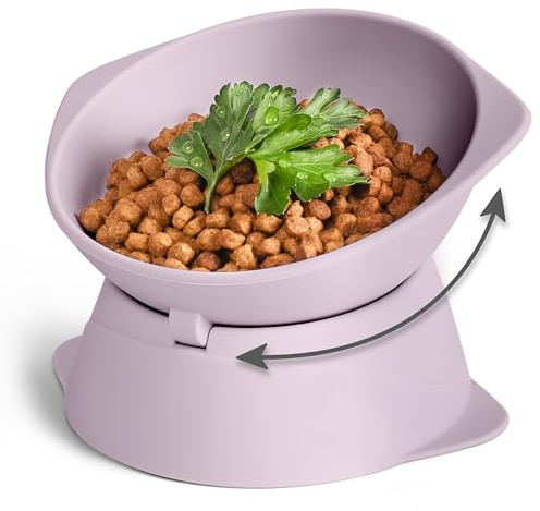 ne&no® Silicone Cat Bowl Raised with Adjustable Tilt | Cat Feeding Bowl Raised Cat Feeding Bowl Raised Cat Bowl