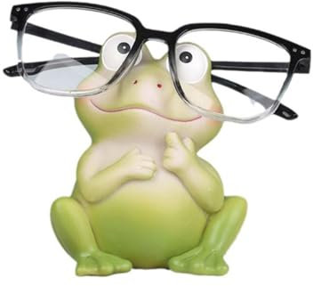 ULIJTH Elegante Harz Frösche Brillenhalter Effektive Frösche Brillen Organisatoren Brille Stehen Für Kinder Und Teenager