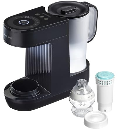 Tommee Tippee Perfect Prep, Preparador de Biberones, para un Biberón a Temperatura Corporal en 90 Segundos*, de Día y de Noche, con Filtro Antibacteriano y Asistencia de una Aplicación