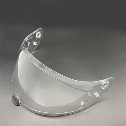 LYCFC Helm Visier Motorrad für HJC C70 FG-17 IS-17 FG-St HJ-20ST, UV Beständig Verspiegelt Helmvisier Visier Motorradhelm Vollgesichtshelm Zubehör Ersatz,normal-L Clear