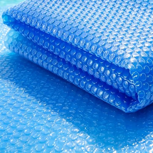 Copertura solare per piscina di grandi dimensioni per piscine fuori terra, coperta solare rettangolare, coperta a bolle termiche galleggiante per carichi pesanti