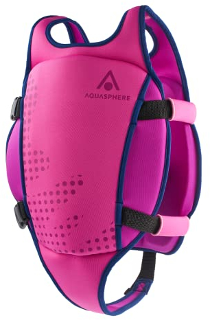 AQUASPHERE Schwimmweste Schwimmweste für Babys und Kinder, Jungen und Mädchen mit verstellbaren Schnallen & verstellbaren Sicherheitsgurten, Violett, M (2-3Y)
