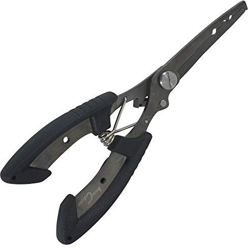 Iron Claw Unisex – Erwachsene 10C4039507177553C10 Plier Bent SP 16cm-Sprengringzange, Angelzange für Spinnangler, Zange für Sprenringe & Schnurcutter, Anglerzange, Bunt, Normal