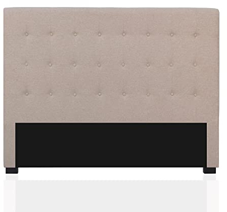 INTENSE DECO Tête de lit capitonnée Premium Tissu 180cm Beige