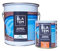 Blatem Pintura de Esmalte para piscina carcasa poliéster azul 4LT