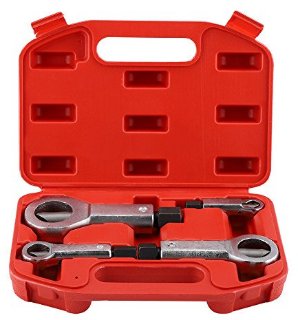 FTVOGUE 4pcs Broken Nut Splitters Damaged Nut Removing Tool