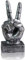 LEPENDOR Hand Skulptur Dekor Finger Statue Harz Schreibtisch Dekorationen für Zuhause & Büro - Silber, Siegesfinger