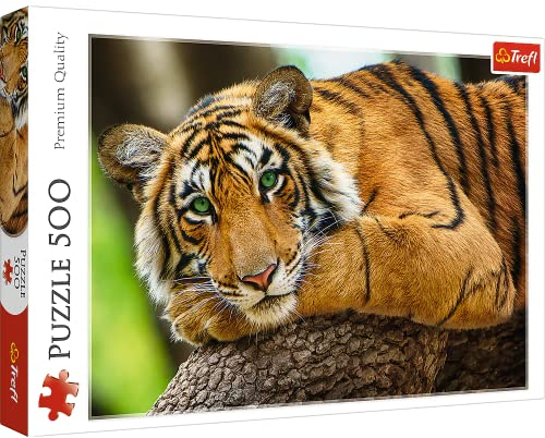 Trefl 916 37397 EA 500pcs Tiger, Multicoloured, Tigerporträt