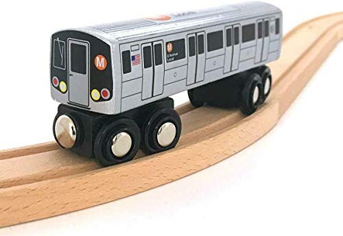 MUNI PALS Munipals MP01-110M Holz-U-Bahn M Zug NYC MTA Nassau Street Local R160 Auto