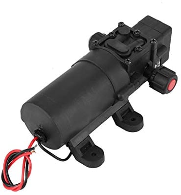 Telituny Pompa Acqua Ad Alta Pressione DC 24 V 80 W 5,5 L/Min 130 Psi, A Membrana, Per Camper, Barche, Roulotte e Giardini