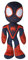 Simba 6315875812X12 - Disney Marvel Miles Morales, 25cm Plüschfigur mit Glow in The Dark Augen, Spiderman Filmfigur, Plüschspielzeug, Spinne, Comic Figur, Superheld, ab den ersten Lebensmonaten