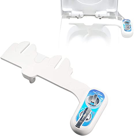 Bidet Non Elettrico Con Getto d'acqua Dolce Calda E Fredda con Ugelli Autopulenti Controllo Della Pressione Dell'acqua Bidet per WC Non Elettrico Mano Sinistra