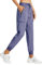 Libin Damen Cargohose Jogginghose Leichter Trekkinghose Wanderhose Schnelltrocken Wasserdicht Outdoorhose Sportlich Freizeit Reise, Reiher, XS