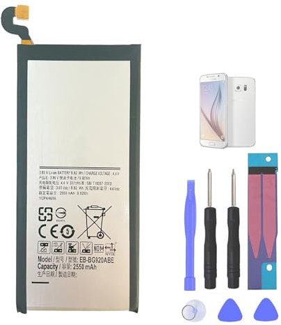 Aousavo EB-BG920ABE ersatz akku Kompatibel mit Galaxy S6 G920F G920A G920V