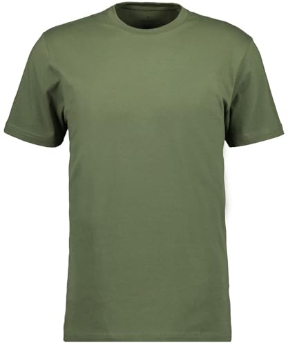 RAGMAN Herren T-Shirt Rundhals Singlepack Oliv-339, M