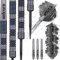 Unicorn Schwarz Noir|James Wade|Dartpfeile mit Stahlspitze, 20 g