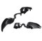 BOTONES LB RB PARA MANDO MICROSOFT XBOX ONE, ONE ELITE, INALAMBRICO BOTON, NEGRO