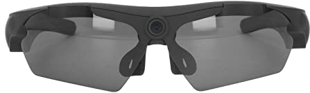 Gafas de Cámara para Exteriores, Gafas de Cámara Espía, Gafas de Cámara Digital Gafas de Sol Full HD 1080P Cámara para Actividades Al Aire Libre, Ciclismo, Esquí, Etc(Negro)