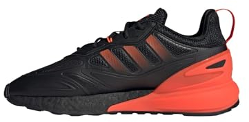 adidas Originals ZX 2K BOOST 2.0 - Herren Schuhe Schwarz-Rot GZ7735 - Grösse: EU 41 1/3 UK 7.5