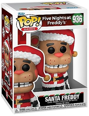 Funko Pop! Games: Five Nights at Freddy's (FNAF) - Holiday Freddy Fazbear - Vinyl-Sammelfigur - Geschenkidee - Offizielle Handelswaren - Spielzeug Für Kinder und Erwachsene - Video Games Fans