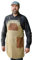 Angus Stoke Grillschürze aus hochwertigem Canvas & Echtleder – variable Kochschürze mit hochwertigen Leder-Riemen – Schürze für Küche, BBQ & Barista - Simon (S/M)