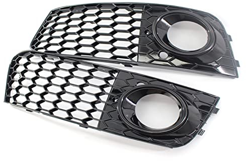 Nebelscheinwerfergitter Auto-Nebelscheinwerfer-Gitter Für A-UDI A4 B8 2008 2009 2010 2011 2012 Auto-Frontgrill Wabengitter Nebelscheinwerfer-Abdeckung Nebelscheinwerferblenden