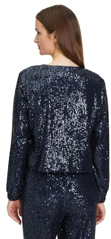 Betty & Co Festliche Damen Jacke mit Pailletten