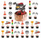 25Pcs Decoration Gateau Voiture de Course, Cartoon Decoration Gateau Anniversaire, Panneau de Signalisation Joyeux Anniversaire Decoration, Deco Baby Shower, Voiture Thème Fête pour Garçons Enfants