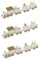 Vaguelly 3 Stück Weihnachtszug Ornament Holzzug Spielzeug Für Weihnachten Weißer Holzzug Weihnachts Holzzug Spielzeug Weihnachtliches Dekoratives Zugspielzeug