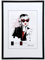 KM FOTO Moderner Glas Bilderrahmen NLS aus Kunststoff Perfekt für Fotos, Poster und Wanddeko Collage Design: Farbe: Schwarz | Format: 50x70
