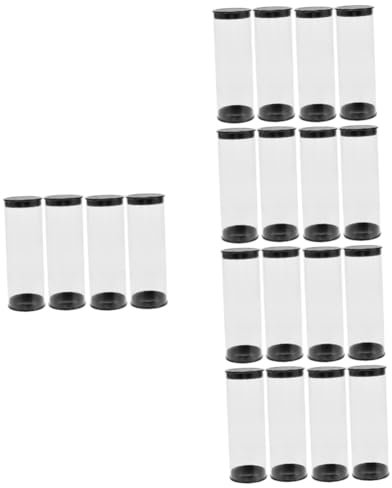 INOOMP 20stücke Golfball Aufbewahrungsbox Transparente Golfs Ballröhre Aus Robustem Für Zuhause Und Golf Shops Langlebig Und Leicht Zu Reinigen