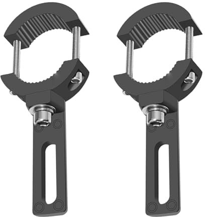 Ukbzxcmws 2Pcs Gabel Lampe Montieren Klammern Scheinwerfer Nebel Licht Extension Tube Klemme