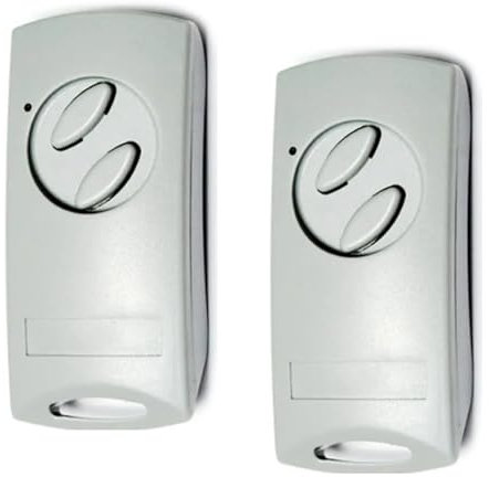 Lot de 2 émetteurs portatifs pour porte de garage ECOSTAR RSE2 RSC2 RSZ1 pour Liftronic 500 700 800 Portronic D5000 D2500 S4000 433,92 MHz Code tournant