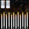 Meision LED Stabkerzen Mit Timerfunktion & Fernbedienung - 12 Stück Flammenlose Weiße Kerzen, 3D Dimmbar, Flackernde Flamme, Batteriebetrieben für Party, Haus Deko