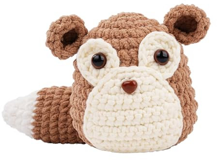 Outbit Häkel set für Anfänger, komplettes Häkelset mit Schritt-für-Schritt-Video-Tutorials, ideales DIY-Geschenk für Erwachsene und Bastelliebhaber (Scurry)