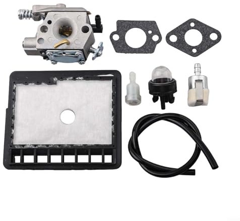 MeevrgR Kit de filtro de aire para carburador, acero y plástico, para motosierras ECHO CS300/CS301/CS305/CS340, kit de repuesto completo