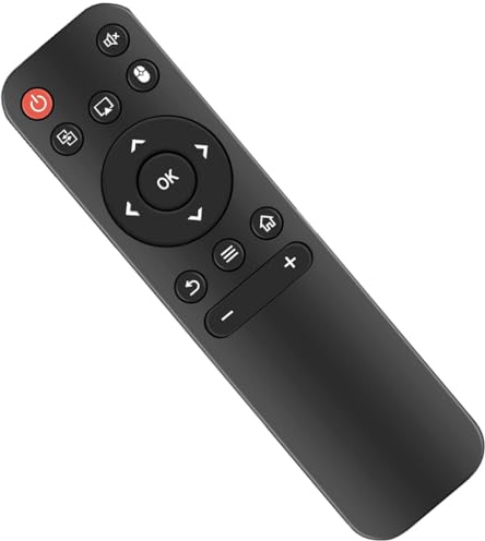 AWO Replacement Remote Control Compatible for Magcubic HY300,HY300Pro,HY320,HY320Mini,Xgody HY300Pro,Thunrlge HY300,Hippus HY300Pro,Aubor HY300Pro,Maypug P1 Mini Projectors