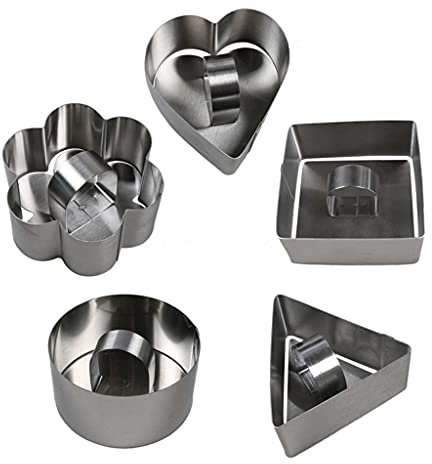 Teglia singola per torte, con spingicalze, uova, mousse, dessert