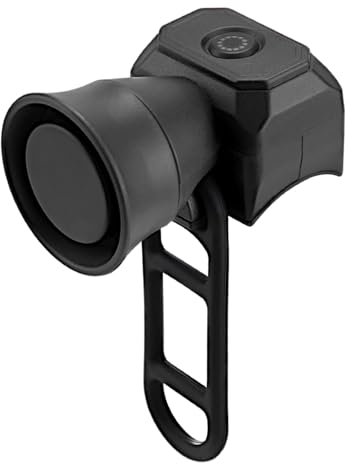 Bike Horn Type-C Rechargeable,120dB Bicycle Bells IPX4 Waterproof Bike Bell Operated Electric Horn for Mountain/Road Bike/Scooters Adult and Kids,Bicycle Horn 5 Sound Modes
