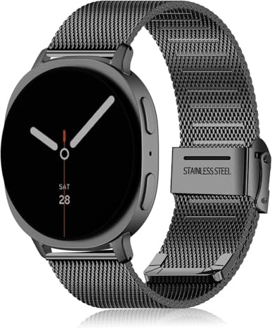 KoGiio Armband für Galaxy Watch 9/8 40mm 44mm / Watch 8 Classic 46mm, Wechseln Edelstahl Metall Herren Damen Uhrenarmband