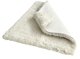 blomus Badematte -TUUFA- | Badteppich & Duschvorleger | 60 x 60 cm | Farbe Moonbeam