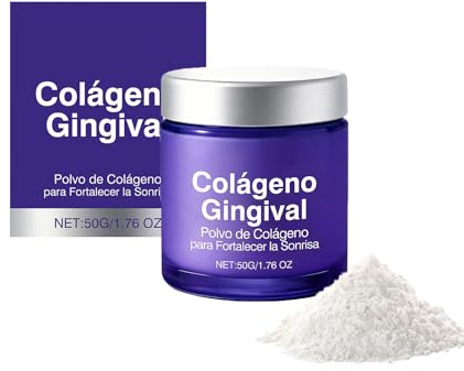 Collagen Tooth Powder, Collagen Powder for Gums & Teeth, Hydroxylapatit-Pulver, Kollagen-Zahnpasta für Zähne, stärkt das Lächeln und schützt Zahnfleisch und Zahnschmelz (50g, 1pc)