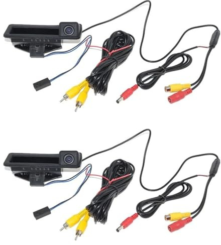wasserdichte Rückfahrkamera Für E82 E88 E90 E91 E92 E93 E60 E61 E70 E71 2 Stücke Auto Rückansicht Kamera Backup Reverse Tailgate Trunk Griff Kamera