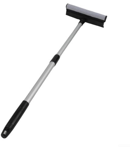 2-in-1-Auto-Glasreiniger mit Schwamm zum Waschen und Silikonschaber zum Trocknen und Enteisen (B)