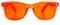 GloFX Colour Therapy Glasses - Chakra & Mood Light Therapy Glasses (Orange)