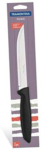 Tramontina - Cuchillo de Cocina - Plenus - Negro - 15 cm - Acero Inoxidable